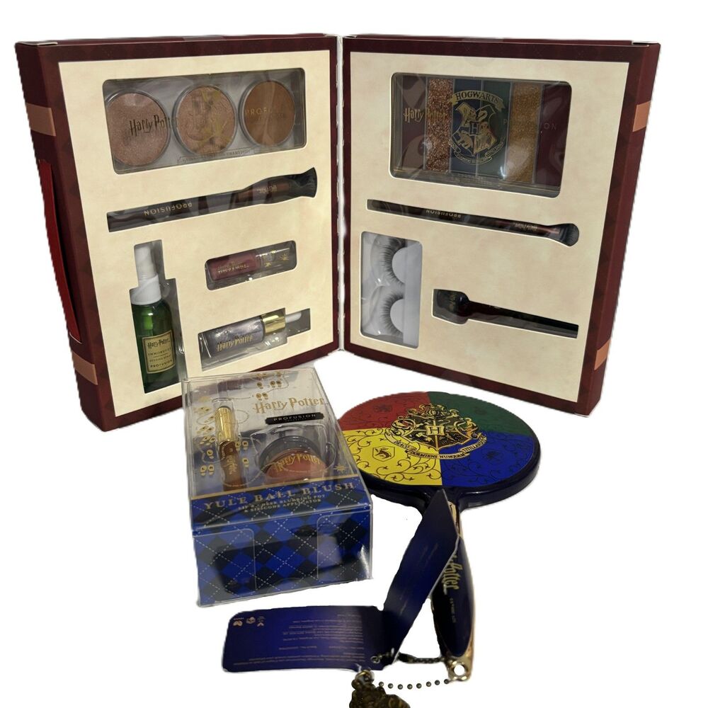Harry Potter x Profusion Makeup Bundle Lot NEW Blush Mirror Gift Set Eyeshadow